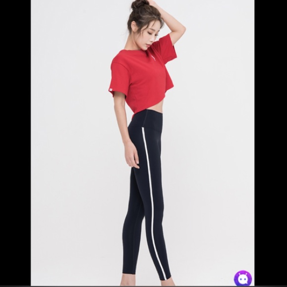 Xexymix black striped leggings